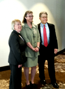 Condoll meets with Senator Patty Murray and special luncheon guest, Senator Al Franken