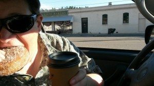 Coffee 'n' doughnuts: breakfast of champions! 