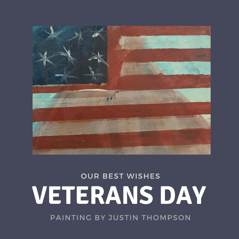 Sending our thoughts and BEST wishes on Veterans Day