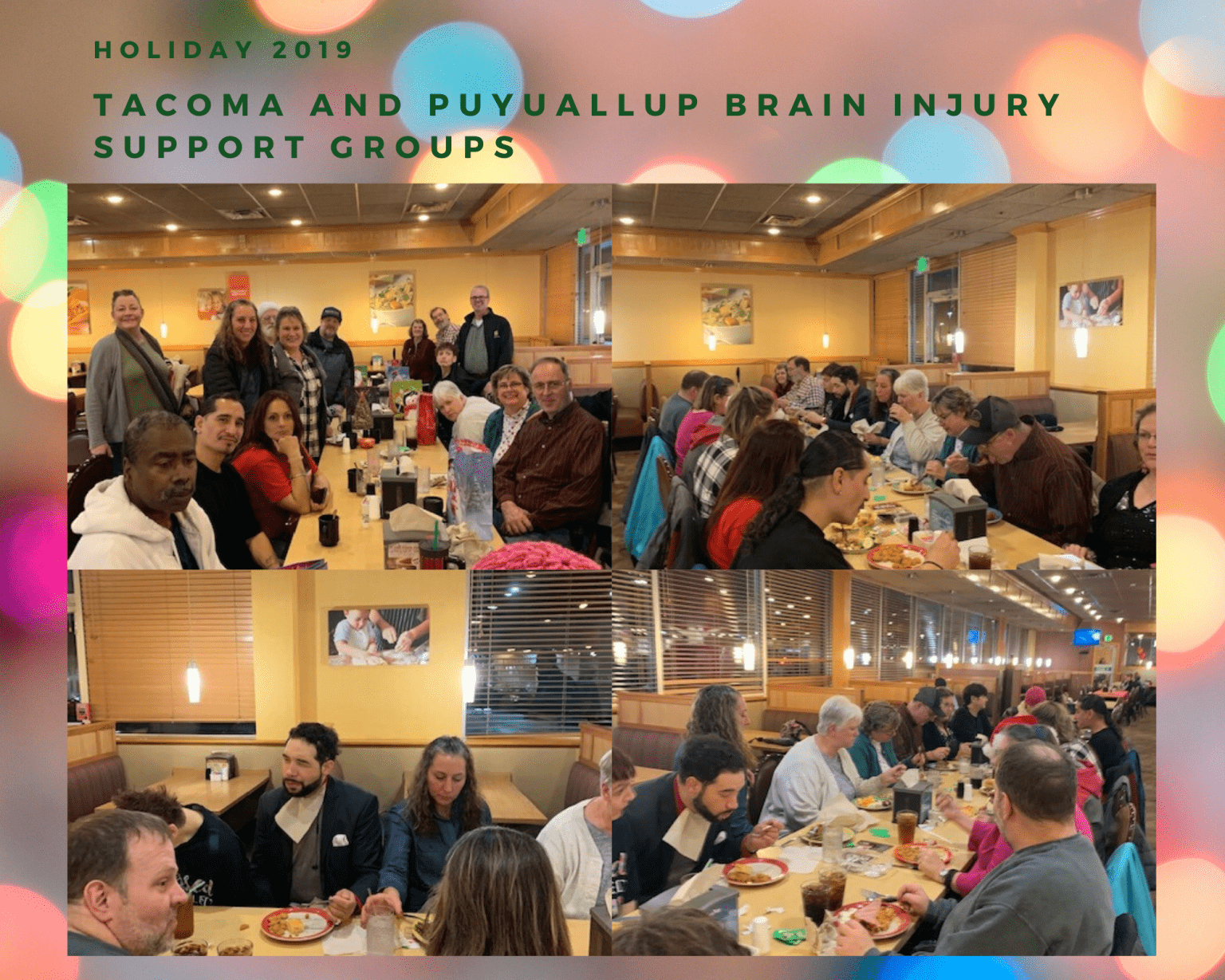 Holiday Celebration and Puyallup Brain Injury Support Groups