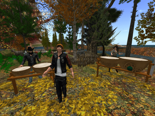 Drumming Circle & Dancing - timpany and dancer