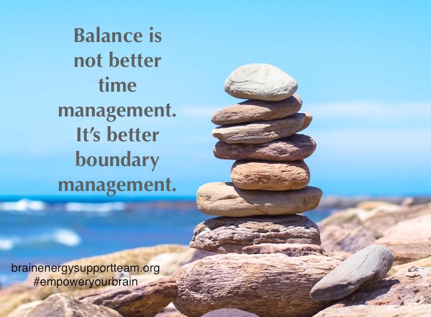 Balance Is Better Boundaries