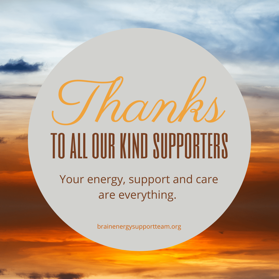 Thank you to all of our kind supporters