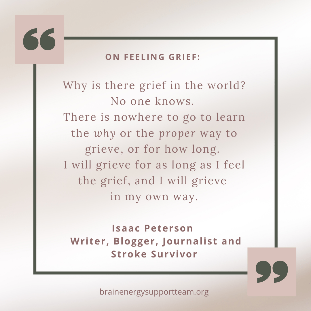 On Feeling Grief