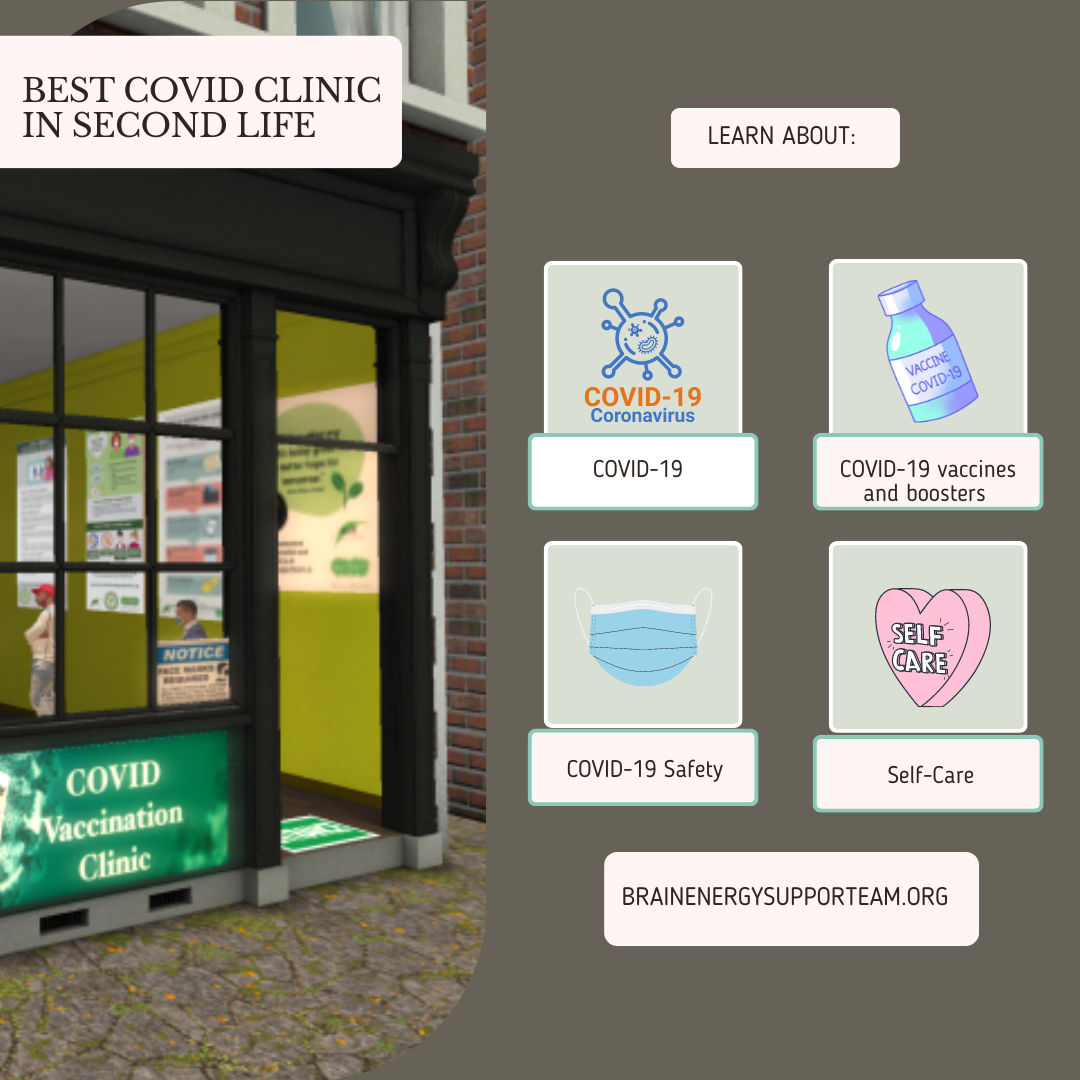 BEST Covid Clinic in Second Life July 2022
